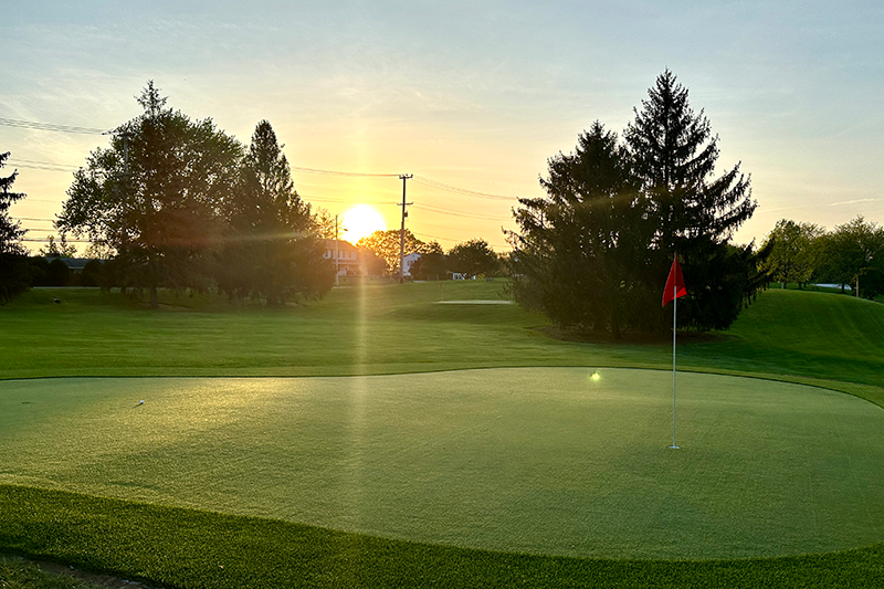 Golf Sunset