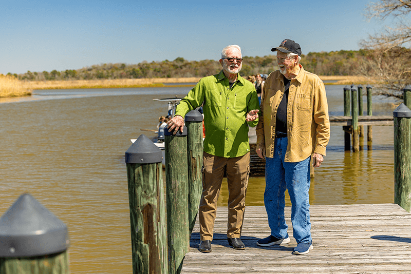 WV Men At Dock